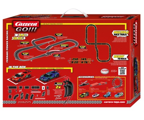 Carrera Go 20062575 Ferrari Power Racing 8,6m Carrera Go 20062575 Ferrari Power Racing 8,6m