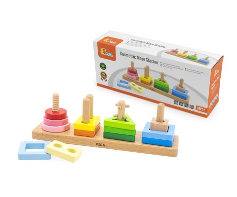 Viga 44685 Klocki z sorterem kształtów - figury geometryczne Viga 44685 Klocki z sorterem kształtów - figury geometryczne