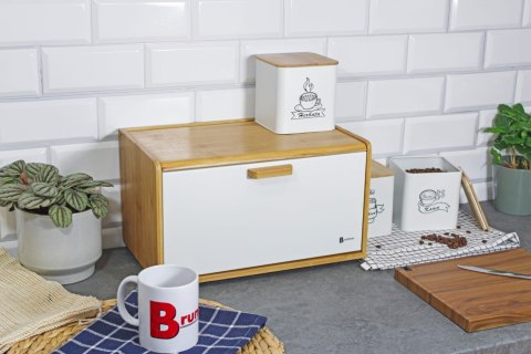 CHLEBAK BAMBUSOWY POJEMNIK NA PIECZYWO BRUNBESTE BB-4255 BIAŁY CHLEBAK BAMBUSOWY POJEMNIK NA PIECZYWO BRUNBESTE BB-4255 BIAŁY