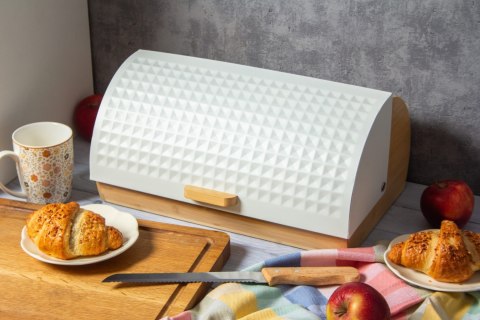 CHLEBAK DREWNIANY Z POKRYWĄ METALOWĄ + NÓŻ BRUNBESTE BB-2774 CHLEBAK DREWNIANY Z POKRYWĄ METALOWĄ + NÓŻ BRUNBESTE BB-2774