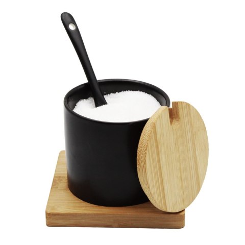 CUKIERNICZKA CERAMICZNA Z BAMBUSOWĄ PODSTAWKĄ 350ML BRUNBESTE BB-4501 CUKIERNICZKA CERAMICZNA Z BAMBUSOWĄ PODSTAWKĄ 350ML BRUNBESTE BB-4501