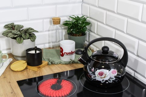 CZAJNIK EMALIOWANY 2.2L BRUNBESTE BLACK ROSE BB-4551 CZAJNIK EMALIOWANY 2.2L BRUNBESTE BLACK ROSE BB-4551