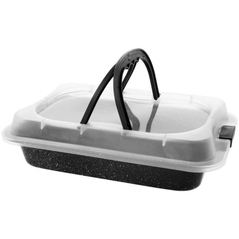 FORMA BLACHA DO PIECZENIA 36X24X5CM Z POKRYWĄ, POWŁOKA NON-STICK BRUNBESTE BB-2540 FORMA BLACHA DO PIECZENIA 36X24X5CM Z POKRYWĄ, POWŁOKA NON-STICK BRUNBESTE BB-2540
