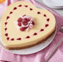 FORMA BLASZANA SERCE ROZPINANA Z POWŁOKĄ MARMURKOWĄ 20X7CM BRUNBESTE BB-1037