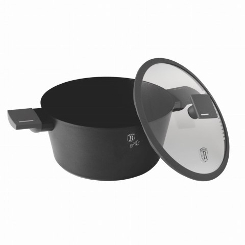 GARNEK TYTANOWY Z POKRYWKĄ 24CM 4.1L BERLINGER HAUS ANTRACIT BH-8131 GARNEK TYTANOWY Z POKRYWKĄ 24CM 4.1L BERLINGER HAUS ANTRACIT BH-8131