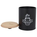 KOMPLET 4 POJEMNIKÓW KAWA HERBATA CUKIER SÓL 15X11CM BRUNBESTE BB-2687 (NAPISY PL)