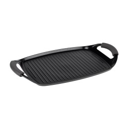 PŁYTA GRILLOWA TACA DO SMAŻENIA Z POWŁOKĄ TYTANOWĄ 47X29CM BERLINGER HAUS ANTRACIT BH-8137