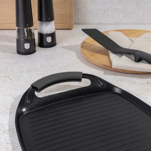 PŁYTA GRILLOWA TACA DO SMAŻENIA Z POWŁOKĄ TYTANOWĄ 47X29CM BERLINGER HAUS ANTRACIT BH-8137 PŁYTA GRILLOWA TACA DO SMAŻENIA Z POWŁOKĄ TYTANOWĄ 47X29CM BERLINGER HAUS ANTRACIT BH-8137