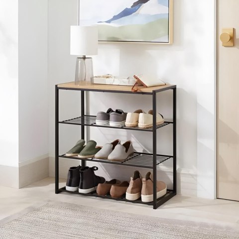 PÓŁKA REGAŁ STOJAK NA BUTY 4-POZIOMOWA 60X30X56CM BRUNBESTE BB-3394 PÓŁKA REGAŁ STOJAK NA BUTY 4-POZIOMOWA 60X30X56CM BRUNBESTE BB-3394