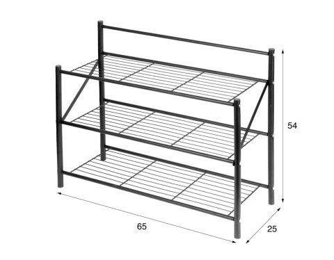 PÓŁKA REGAŁ STOJAK NA BUTY 65 X 25 X 54 CM BRUNBESTE BB-3392 PÓŁKA REGAŁ STOJAK NA BUTY 65 X 25 X 54 CM BRUNBESTE BB-3392