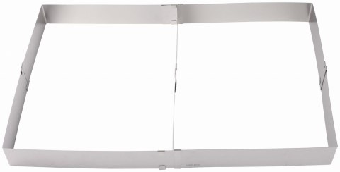 REGULOWANA FORMA DO CIASTA 34-52 X 27-18,5 X 5CM TORTOWNICA RANT CUKIERNICZY KINGHOFF KH-1907 REGULOWANA FORMA DO CIASTA 34-52 X 27-18,5 X 5CM TORTOWNICA RANT CUKIERNICZY KINGHOFF KH-1907