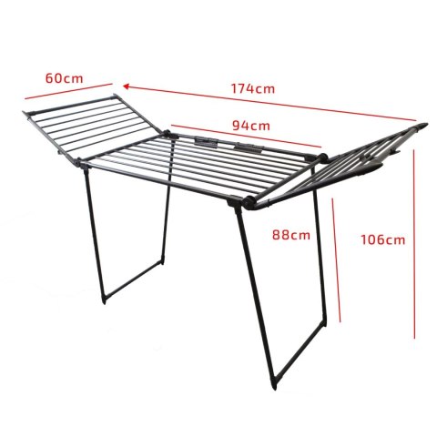 SUSZARKA DO PRANIA UBRAŃ I BIELIZNY BALKONOWA SKŁADANA 2 SKRZYDŁA 19MB BRUNBESTE BB-3901 SUSZARKA DO PRANIA UBRAŃ I BIELIZNY BALKONOWA SKŁADANA 2 SKRZYDŁA 19MB BRUNBESTE BB-3901