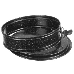 TORTOWNICA BLASZANA ROZPINANA Z POWŁOKĄ MARMURKOWĄ 26CM BRUNBESTE BB-2551 POSZERZONE DNO