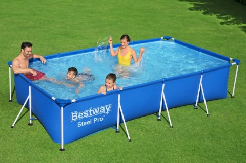 Basen Stelażowy Family Steel Pro 400x211x81 BESTWAY 3w1 + Pompa + Filtr Basen Stelażowy Family Steel Pro 400x211x81 BESTWAY 3w1 + Pompa + Filtr