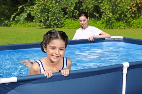 Basen Stelażowy SplashJr Steel Pro 221x150x43 BESTWAY + Zestaw naprawczy Basen Stelażowy SplashJr Steel Pro 221x150x43 BESTWAY + Zestaw naprawczy