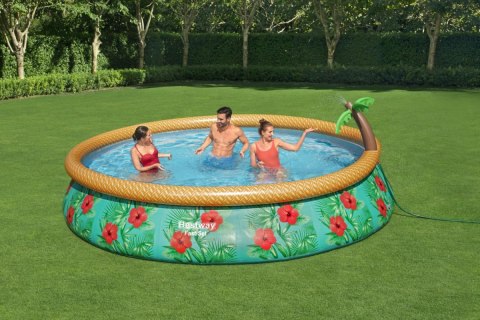 Basenik rozporowy z Natryskiem dla dzieci Tropikalny 457x84cm 15FT BESTWAY Basenik rozporowy z Natryskiem dla dzieci Tropikalny 457x84cm 15FT BESTWAY