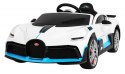 Bugatti Divo Autko na akumulator dla dzieci Biały + Pilot + EVA + Wolny Start + LED MP3 Bugatti Divo Autko na akumulator dla dzieci Biały + Pilot + EVA + Wolny Start + LED MP3