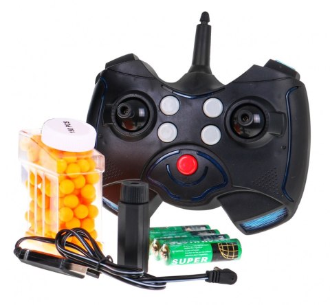 Crawler z funkcją strzelania dla dzieci 5+ Bitwa na celność + 150 żółtych naboi Crawler z funkcją strzelania dla dzieci 5+ Bitwa na celność + 150 żółtych naboi
