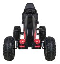 Duży Gokart Strong na pedały dla dzieci Czarny + Obciążenie 100 kg + Koła EVA + Hamulec ręczny + Sportowy fotel Duży Gokart Strong na pedały dla dzieci Czarny + Obciążenie 100 kg + Koła EVA + Hamulec ręczny + Sportowy fotel