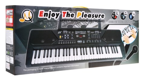 Keyboard z trybem nauki dla dzieci 5+ Stojak na nuty Mikrofon Radio - model nr 600 Keyboard z trybem nauki dla dzieci 5+ Stojak na nuty Mikrofon Radio - model nr 600