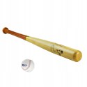 Drewniany Kij Baseballowy LONDERO 75 cm z Piłką do Baseballa Drewniany Kij Baseballowy LONDERO 75 cm z Piłką do Baseballa