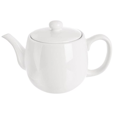 Dzbanek z zaparzaczem do herbaty porcelanowy biały MONA 700 ml Dzbanek z zaparzaczem do herbaty porcelanowy biały MONA 700 ml