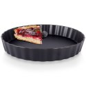 Forma do tarty okrągła porcelanowa czarna 25 cm Forma do tarty okrągła porcelanowa czarna 25 cm