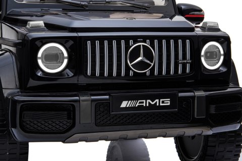 Mercedes AMG G63 dla dzieci Czarny + Pilot + MP3 LED + Wolny Start + EVA + Pasy Mercedes AMG G63 dla dzieci Czarny + Pilot + MP3 LED + Wolny Start + EVA + Pasy