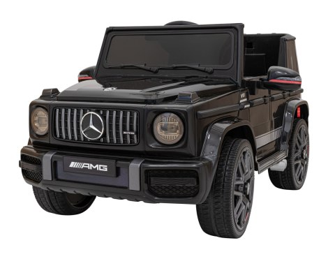 Mercedes AMG G63 dla dzieci Czarny + Pilot + MP3 LED + Wolny Start + EVA + Pasy Mercedes AMG G63 dla dzieci Czarny + Pilot + MP3 LED + Wolny Start + EVA + Pasy