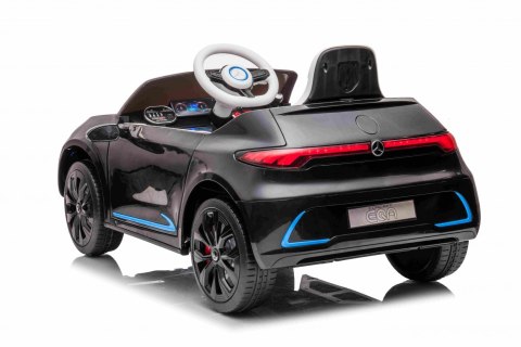 Mercedes Benz AMG EQA dla dzieci Czarny + Pilot + 5-punktowe pasy + EVA + Wyświetlacz MP3 + LED Mercedes Benz AMG EQA dla dzieci Czarny + Pilot + 5-punktowe pasy + EVA + Wyświetlacz MP3 + LED