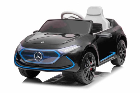 Mercedes Benz AMG EQA dla dzieci Czarny + Pilot + 5-punktowe pasy + EVA + Wyświetlacz MP3 + LED Mercedes Benz AMG EQA dla dzieci Czarny + Pilot + 5-punktowe pasy + EVA + Wyświetlacz MP3 + LED
