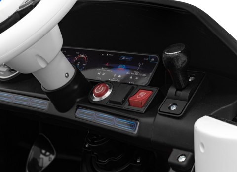 Mercedes Benz AMG EQA dla dzieci Czarny + Pilot + 5-punktowe pasy + EVA + Wyświetlacz MP3 + LED Mercedes Benz AMG EQA dla dzieci Czarny + Pilot + 5-punktowe pasy + EVA + Wyświetlacz MP3 + LED