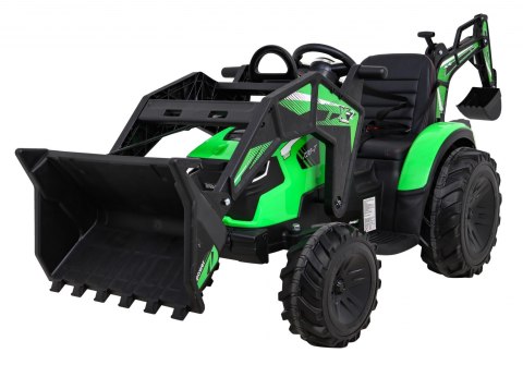 Pojazd Traktor Z Przyczepą 720-T Zielony Pojazd Traktor Z Przyczepą 720-T Zielony