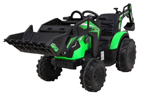 Pojazd Traktor Z Przyczepą 720-T Zielony Pojazd Traktor Z Przyczepą 720-T Zielony