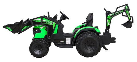 Pojazd Traktor Z Przyczepą 720-T Zielony Pojazd Traktor Z Przyczepą 720-T Zielony