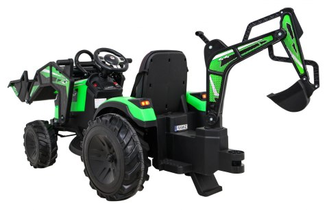 Pojazd Traktor Z Przyczepą 720-T Zielony Pojazd Traktor Z Przyczepą 720-T Zielony