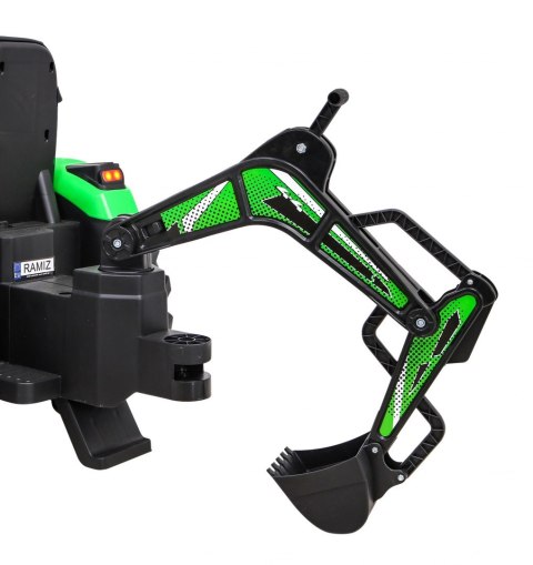 Pojazd Traktor Z Przyczepą 720-T Zielony Pojazd Traktor Z Przyczepą 720-T Zielony