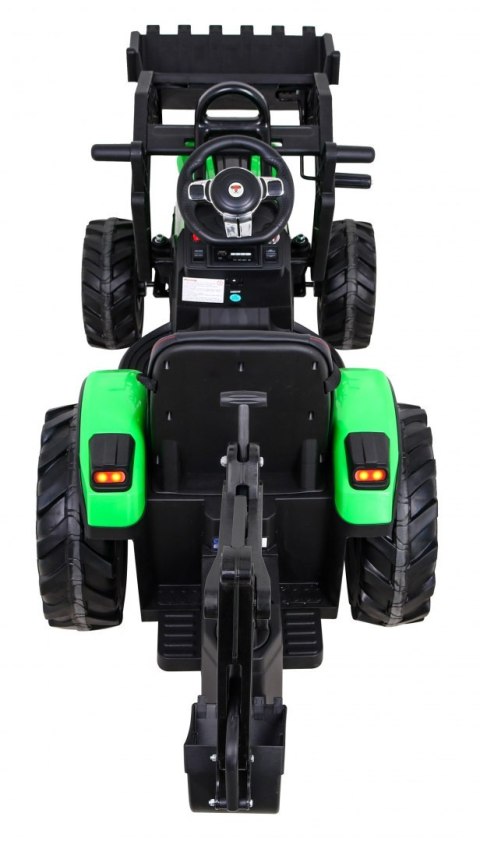 Pojazd Traktor Z Przyczepą 720-T Zielony Pojazd Traktor Z Przyczepą 720-T Zielony