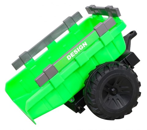 Pojazd Traktor Z Przyczepą 720-T Zielony Pojazd Traktor Z Przyczepą 720-T Zielony