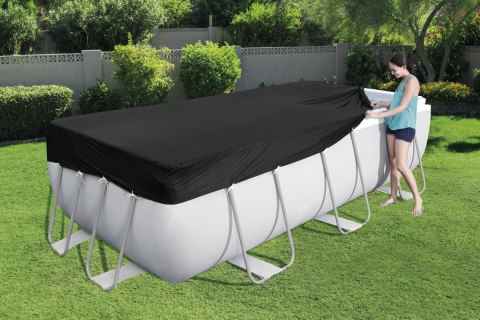Pokrywa 269x179cm na Basen stelażowy Power Steel 282x196x84cm BESTWAY Pokrywa 269x179cm na Basen stelażowy Power Steel 282x196x84cm BESTWAY
