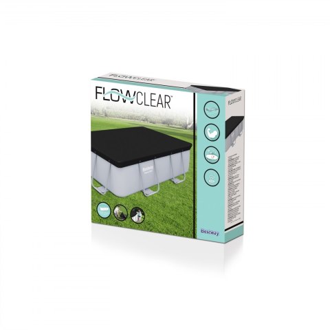 Pokrywa 269x179cm na Basen stelażowy Power Steel 282x196x84cm BESTWAY Pokrywa 269x179cm na Basen stelażowy Power Steel 282x196x84cm BESTWAY
