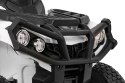 Quad ATV Air na akumulator dla dzieci Biały + Koła pompowane + Radio MP3 + Wolny Start