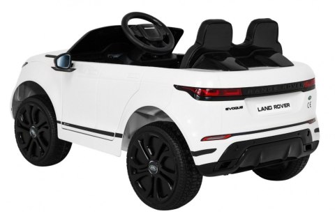 Range Rover Evoque na akumulator dla dzieci Biały + Pilot + Wolny Start + MP3 LED