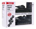 Zdalnie sterowane 2 czołgi T-34 vs Tiger dla dzieci 3+ Strzelające modele + Wielka Bitwa Czołgów Zdalnie sterowane 2 czołgi T-34 vs Tiger dla dzieci 3+ Strzelające modele + Wielka Bitwa Czołgów