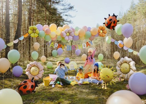 Balony foliowe do girland - Stokrotki, 65 cm, mix kolorów (4 szt.) Balony foliowe do girland - Stokrotki, 65 cm, mix kolorów (4 szt.)