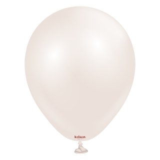 Balony lateksowe Kalisan AURA Beige Cream, beżowe, kremowe, 30cm, 50szt.