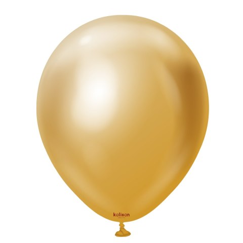 Balony lateksowe Kalisan Mirror Gold złote, 30cm, 50szt. Balony lateksowe Kalisan Mirror Gold złote, 30cm, 50szt.