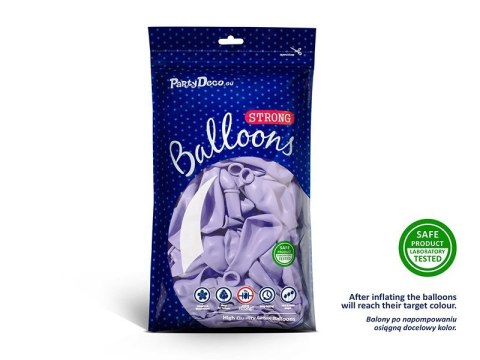 Balony lateksowe Strong, Liliowe, Pastel Light Lilac, 30cm, 50szt. Balony lateksowe Strong, Liliowe, Pastel Light Lilac, 30cm, 50szt.