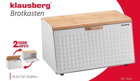CHLEBAK STALOWO-DREWNIANY DWUSTRONNY KLAUSBERG KB-7468 CHLEBAK STALOWO-DREWNIANY DWUSTRONNY KLAUSBERG KB-7468