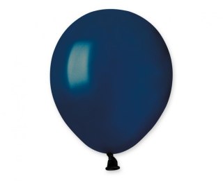 Małe Balony Pastelowe Gemar 5" Granatowe Navy (100 szt.)
